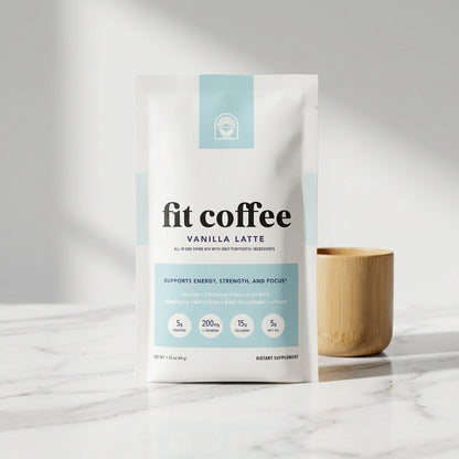 Fit Coffee Vanilla Latte Single Serve Travel Pack Bundles