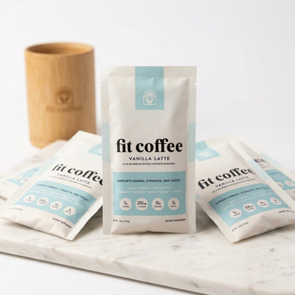 Fit Coffee Vanilla Latte Single Serve Travel Pack Bundles